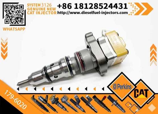 High Quality Excavator diesel Injector 179-6020 3412E 613G 637G 769D 771D D9R 232-1183 10R-1266