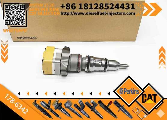 178-6342 1786342 10R-1257 Fuel Injector for 3126 3126B Engine 120H 135H Motor Grader 938G Loader D5N D6N Tractor