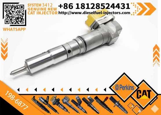 Construction Machinery Parts 198-6877 204-2467 232-1170 232-1175 Excavator Injector 3412E Engine Diesel Fuel Injector 174-7527