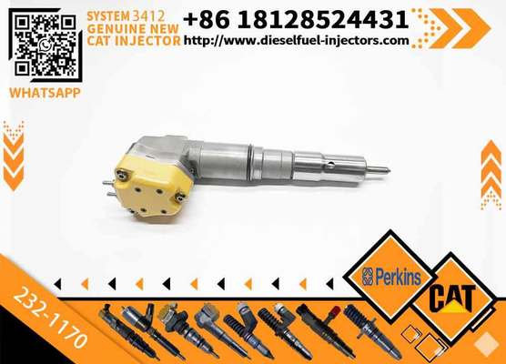 Construction Machinery Parts 198-6877 204-2467 232-1170 232-1175 Excavator Injector 3412E Engine Diesel Fuel Injector 174-7527