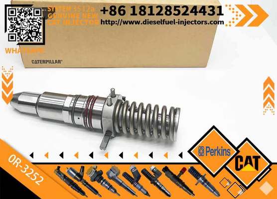 Excavator Engine Spare Parts Diesel Fuel Injector 0R-3252 0R-1759 0R-8338 0R-3051 for CAT 3500 Engine